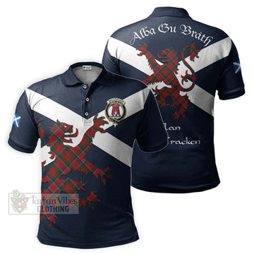 MacCracken (McCracken) Tartan Lion Rampant Polo Shirt Proudly Display Your Heritage with Alba Gu Brath and Clan Name Kid - Tartan Vibes Clothing