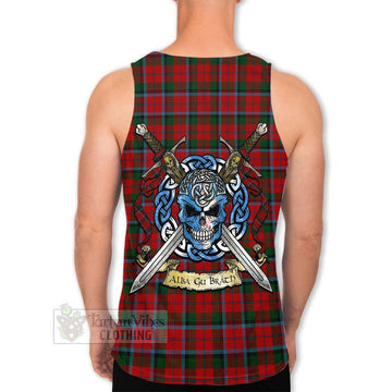 MacCracken (McCracken) Tartan Men's Tank Top with Family Crest Celtic Skull Style Men - Tartan Vibes Clothing