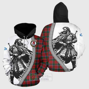 MacCracken (McCracken) Tartan Clan Crest Hoodie with Highlander Warrior Celtic Style Zip Hoodie - Tartan Vibes Clothing