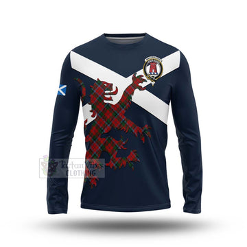 MacCracken (McCracken) Tartan Lion Rampant Long Sleeve T-Shirt Proudly Display Your Heritage with Alba Gu Brath and Clan Name Unisex - Tartan Vibes Clothing