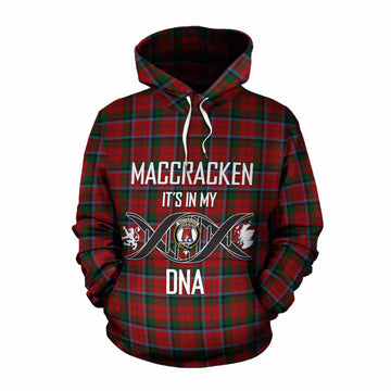 MacCracken (McCracken) Tartan Cotton Hoodie with Family Crest DNA In Me Style Pullover Hoodie XS - Tartan Vibes Clothing