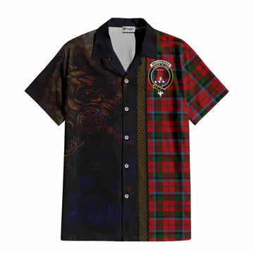 MacCracken (McCracken) Tartan Family Crest Hawaiian Shirt Alba Gu Brath Be Brave Lion Ancient Style Kid - Tartan Vibes Clothing