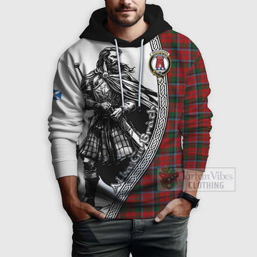 MacCracken (McCracken) Tartan Clan Crest Hoodie with Highlander Warrior Celtic Style - Tartan Vibes Clothing