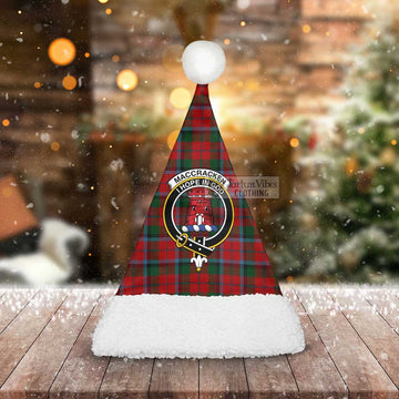 MacCracken (McCracken) Tartan Christmas Santa Hats with Family Crest - Tartan Vibes Clothing