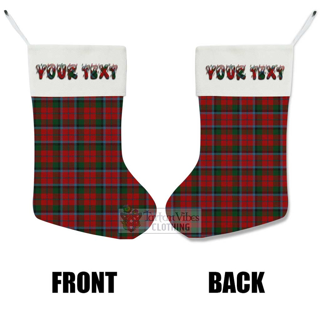 MacCracken (McCracken) Tartan Christmas Stocking with Personalized Text - Tartan Vibes Clothing