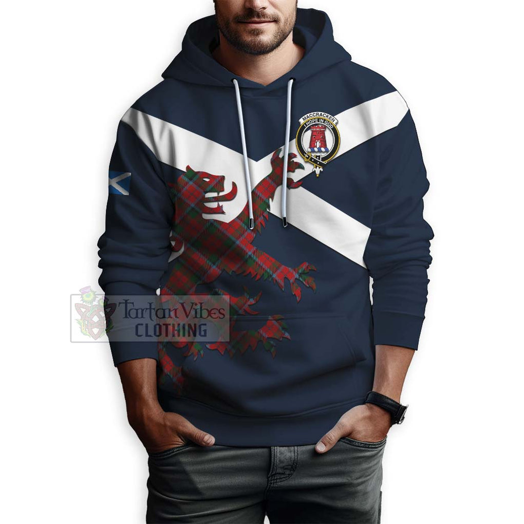 MacCracken (McCracken) Tartan Lion Rampant Hoodie Proudly Display Your Heritage with Alba Gu Brath and Clan Name - Tartan Vibes Clothing