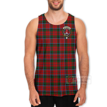 MacCracken (McCracken) Tartan Men's Tank Top with Family Crest Celtic Skull Style - Tartan Vibes Clothing