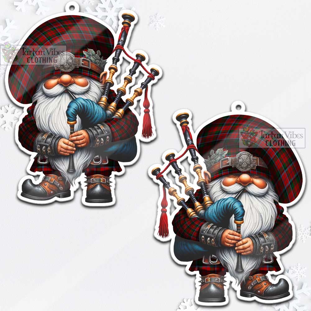 MacCracken (McCracken) Tartan Bagpiper Gnome Christmas Ornament - Tartan Vibes Clothing