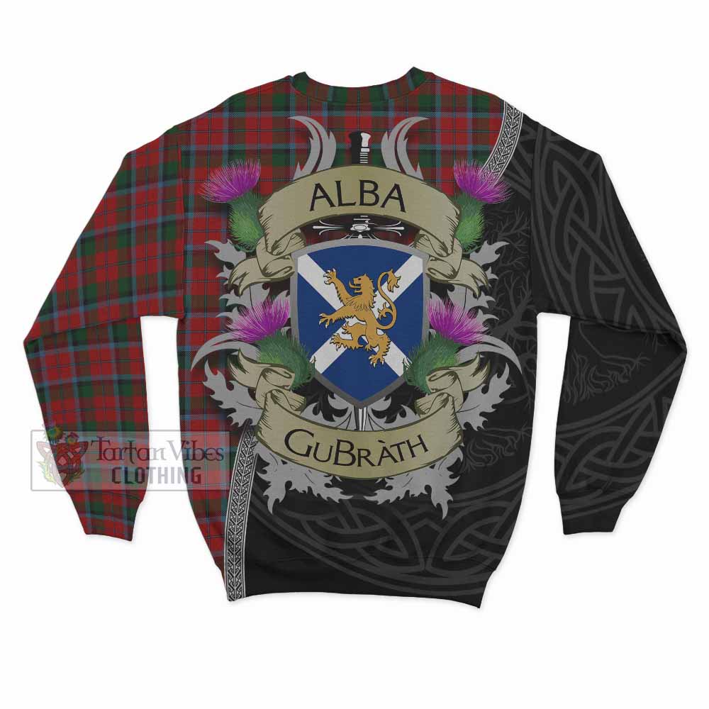 MacCracken (McCracken) Tartan Family Crest Sweatshirt Lion Rampant Royal Thistle Shield Celtic Inspired - Tartan Vibes Clothing