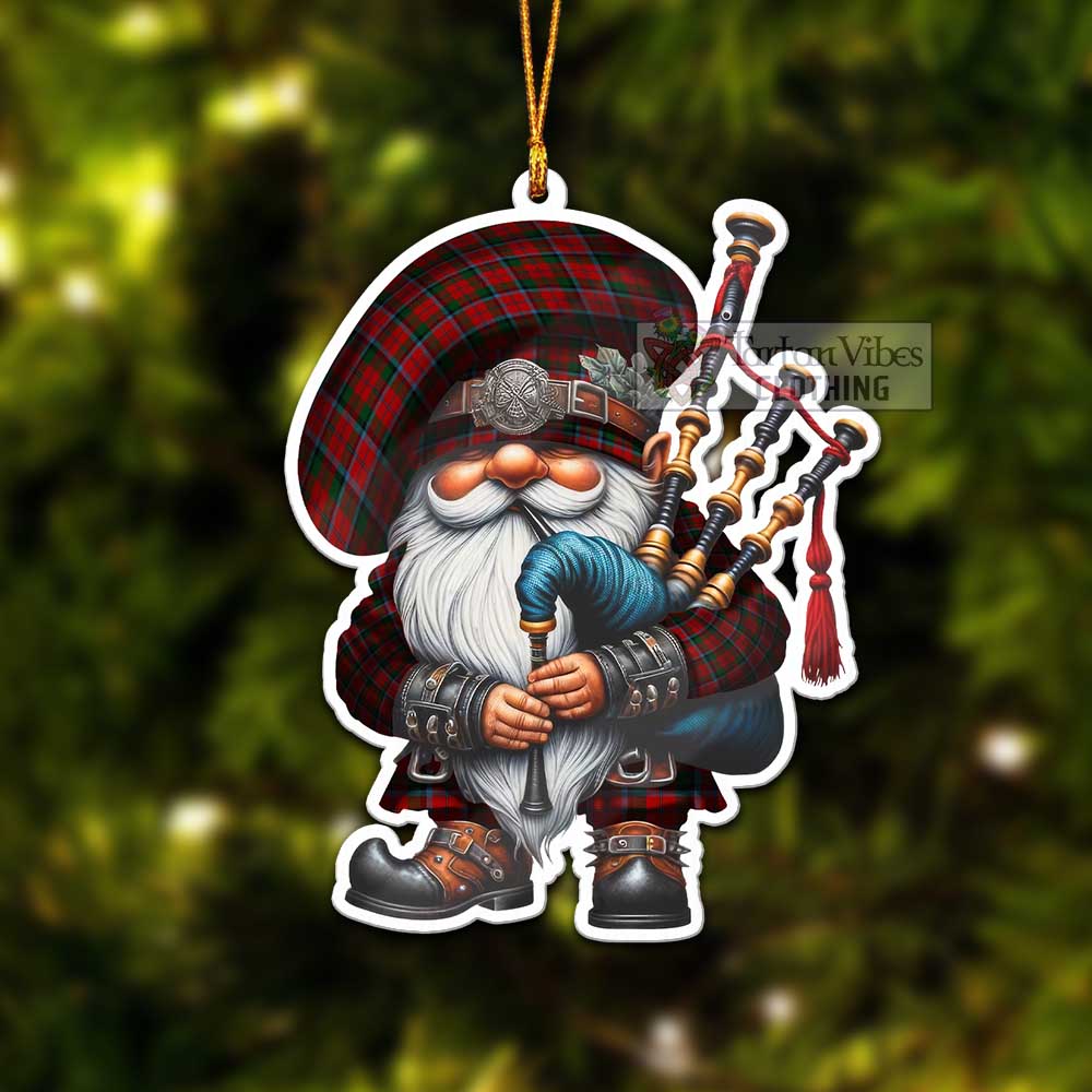 MacCracken (McCracken) Tartan Bagpiper Gnome Christmas Ornament - Tartan Vibes Clothing