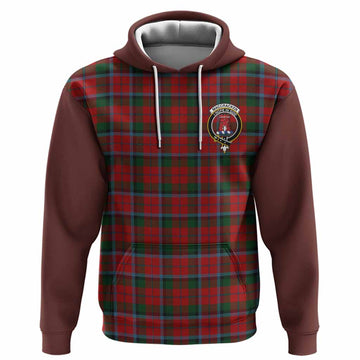 MacCracken (McCracken) Tartan Accent Hoodie with Family Crest