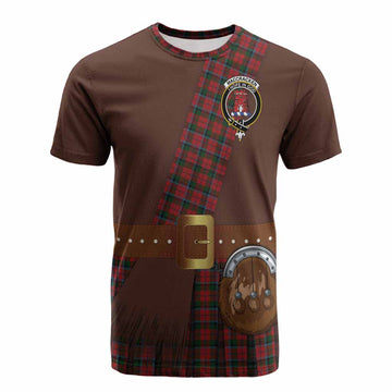 MacCracken (McCracken) Tartan Crest Cotton T-shirt Kilt Costume Style