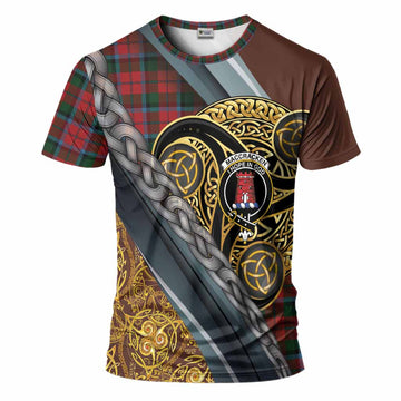 MacCracken (McCracken) Tartan Crest T-Shirt Scottish Triskele Celtic