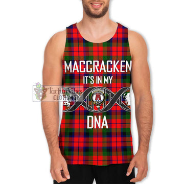 MacCracken Modern Tartan Men's Tank Top with Family Crest DNA In Me Style Men - Tartan Vibes Clothing