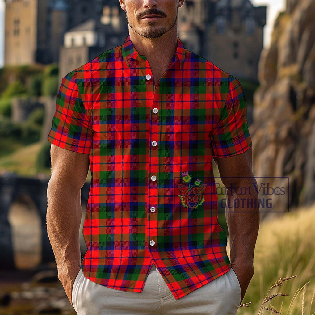 MacCracken Modern Tartan Cotton Hawaiian Shirt Kid - Tartan Vibes Clothing