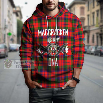 MacCracken Modern Tartan Hoodie with Family Crest DNA In Me Style Pullover Hoodie - Tartan Vibes Clothing