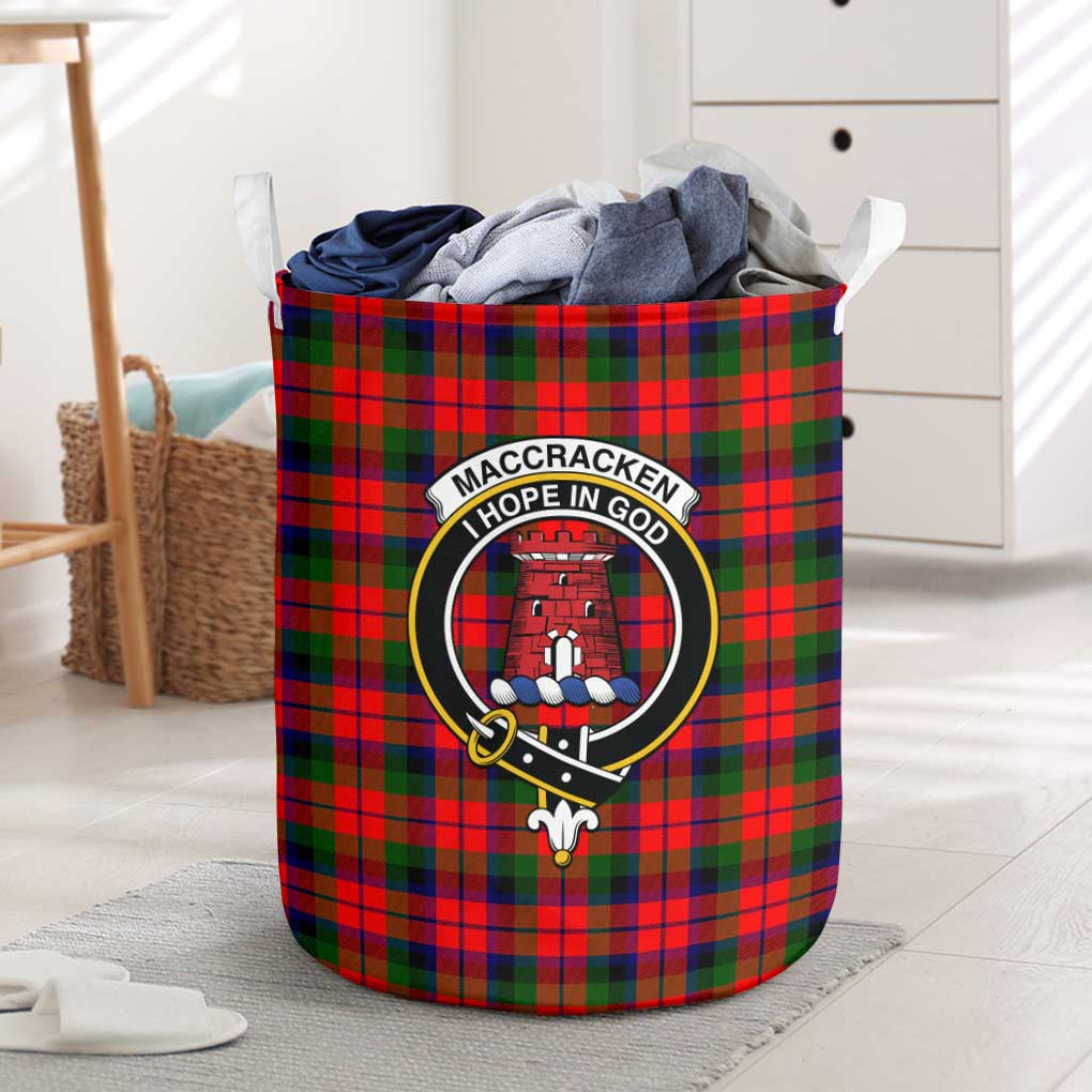 MacCracken Modern Tartan Laundry Basket with Family Crest One Size - Tartan Vibes Clothing