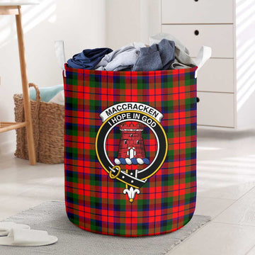 MacCracken Modern Tartan Laundry Basket with Family Crest One Size - Tartan Vibes Clothing