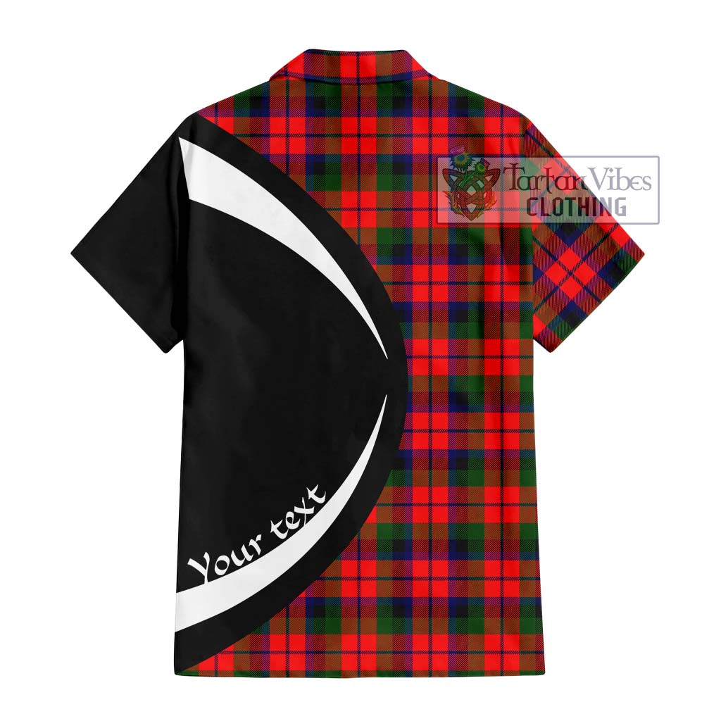 MacCracken Modern Tartan Hawaiian Shirt with Family Crest Circle Style - Tartan Vibes Clothing