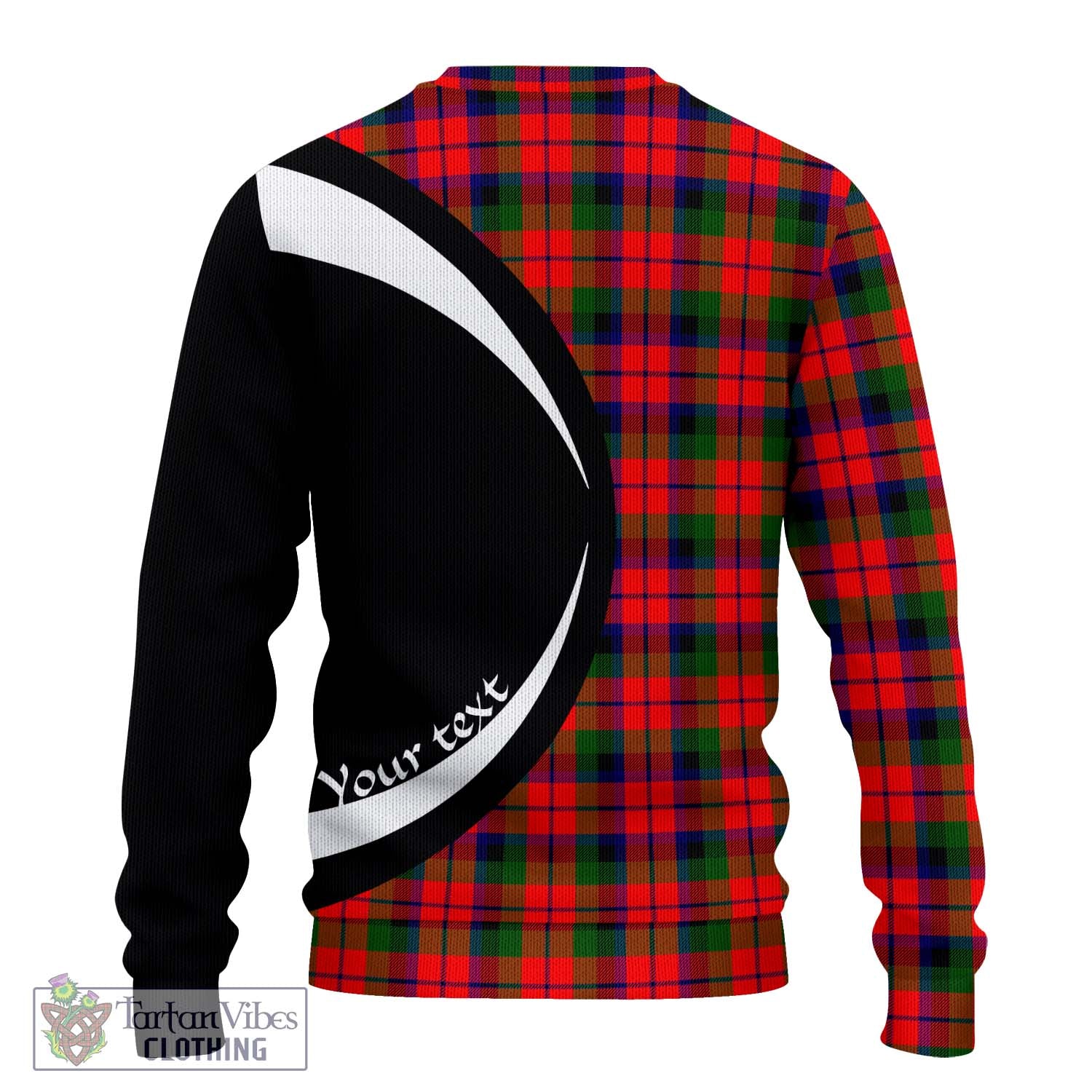 MacCracken Modern Tartan Ugly Sweater with Family Crest Circle Style - Tartan Vibes Clothing