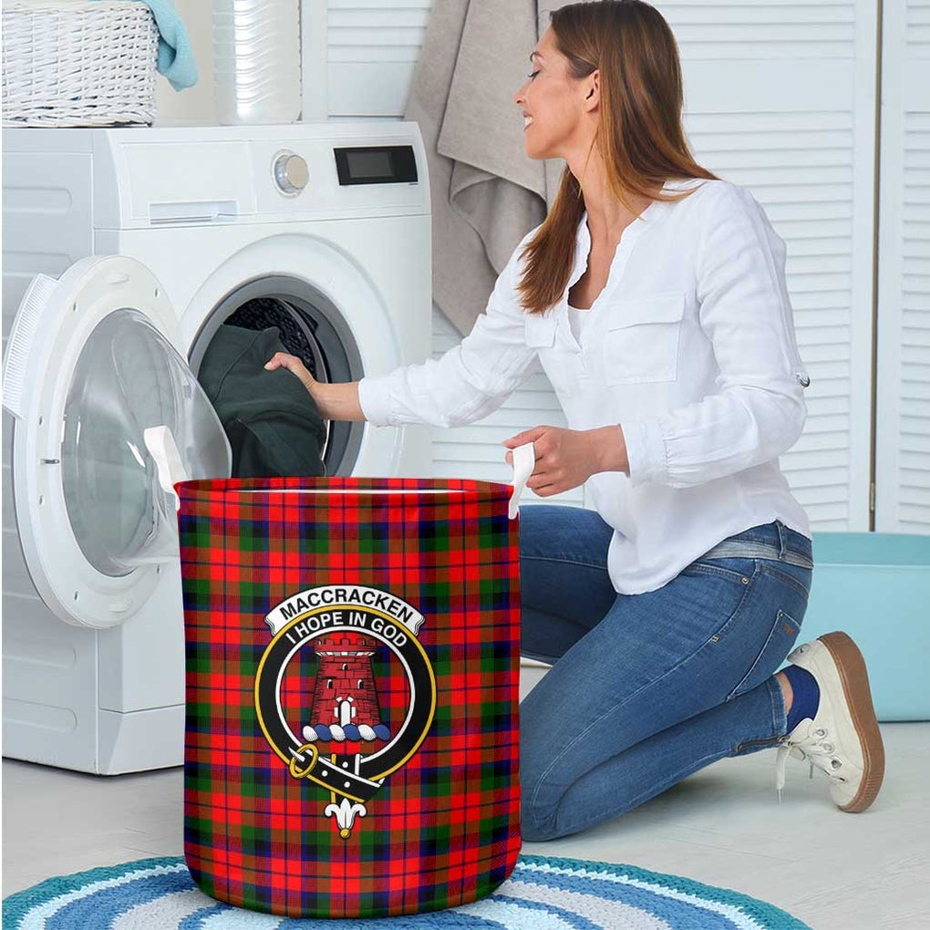 MacCracken Modern Tartan Laundry Basket with Family Crest - Tartan Vibes Clothing