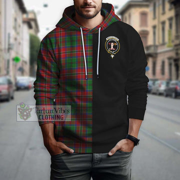 MacCulloch (McCulloch) Tartan Hoodie with Family Crest and Half Of Me Style Zip Hoodie - Tartanvibesclothing Shop