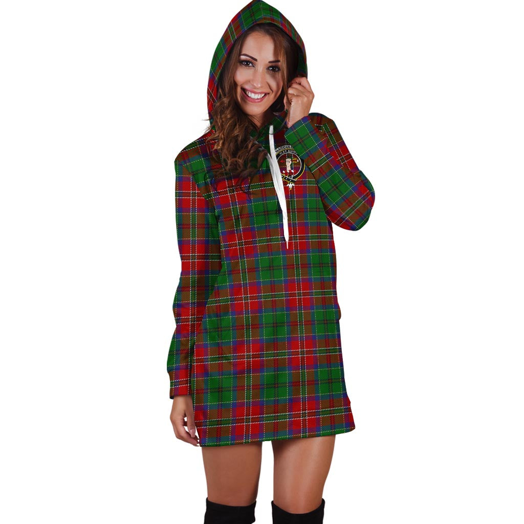 MacCulloch (McCulloch) Tartan Hoodie Dress with Family Crest - Tartan Vibes Clothing