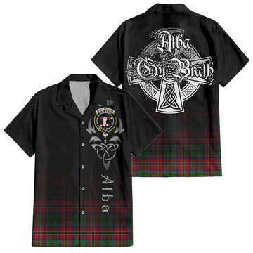 MacCulloch (McCulloch) Tartan Hawaiian Shirt Shirt Featuring Alba Gu Brath Family Crest Celtic Inspired