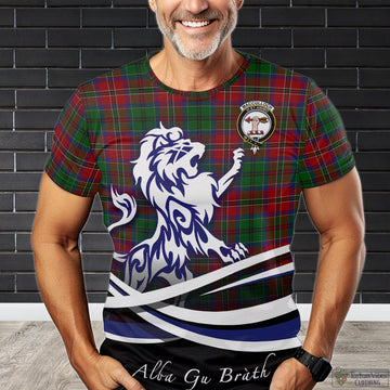 MacCulloch (McCulloch) Tartan T-Shirt with Alba Gu Brath Regal Lion Emblem