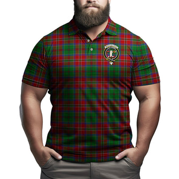 MacCulloch (McCulloch) Tartan Men's Polo Shirt with Family Crest
