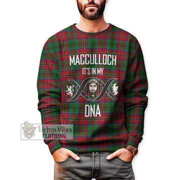 MacCulloch (McCulloch) Tartan Sweatshirt with Family Crest DNA In Me Style Unisex - Tartanvibesclothing Shop