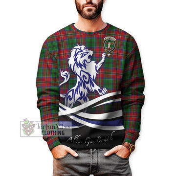 MacCulloch (McCulloch) Tartan Sweatshirt with Alba Gu Brath Regal Lion Emblem Unisex - Tartanvibesclothing Shop
