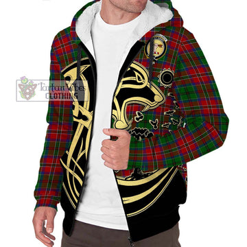 MacCulloch (McCulloch) Tartan Sherpa Hoodie with Family Crest Celtic Wolf Style Unisex S - Tartan Vibes Clothing