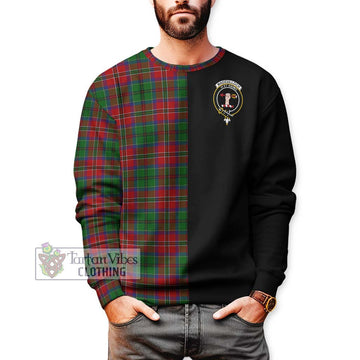 MacCulloch (McCulloch) Tartan Sweatshirt with Family Crest and Half Of Me Style Unisex - Tartanvibesclothing Shop