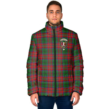 MacCulloch (McCulloch) Tartan Padded Jacket with Family Crest