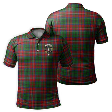 MacCulloch (McCulloch) Tartan Men's Polo Shirt with Family Crest