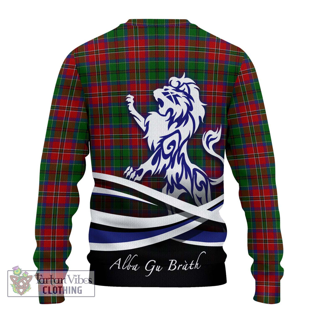 MacCulloch (McCulloch) Tartan Knitted Sweater with Alba Gu Brath Regal Lion Emblem - Tartanvibesclothing Shop