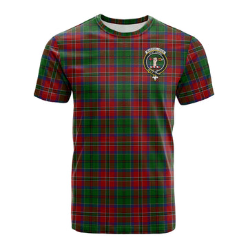 MacCulloch (McCulloch) Tartan T-Shirt with Family Crest