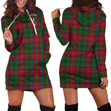 MacCulloch (McCulloch) Tartan Hoodie Dress with Family Crest - Tartan Vibes Clothing