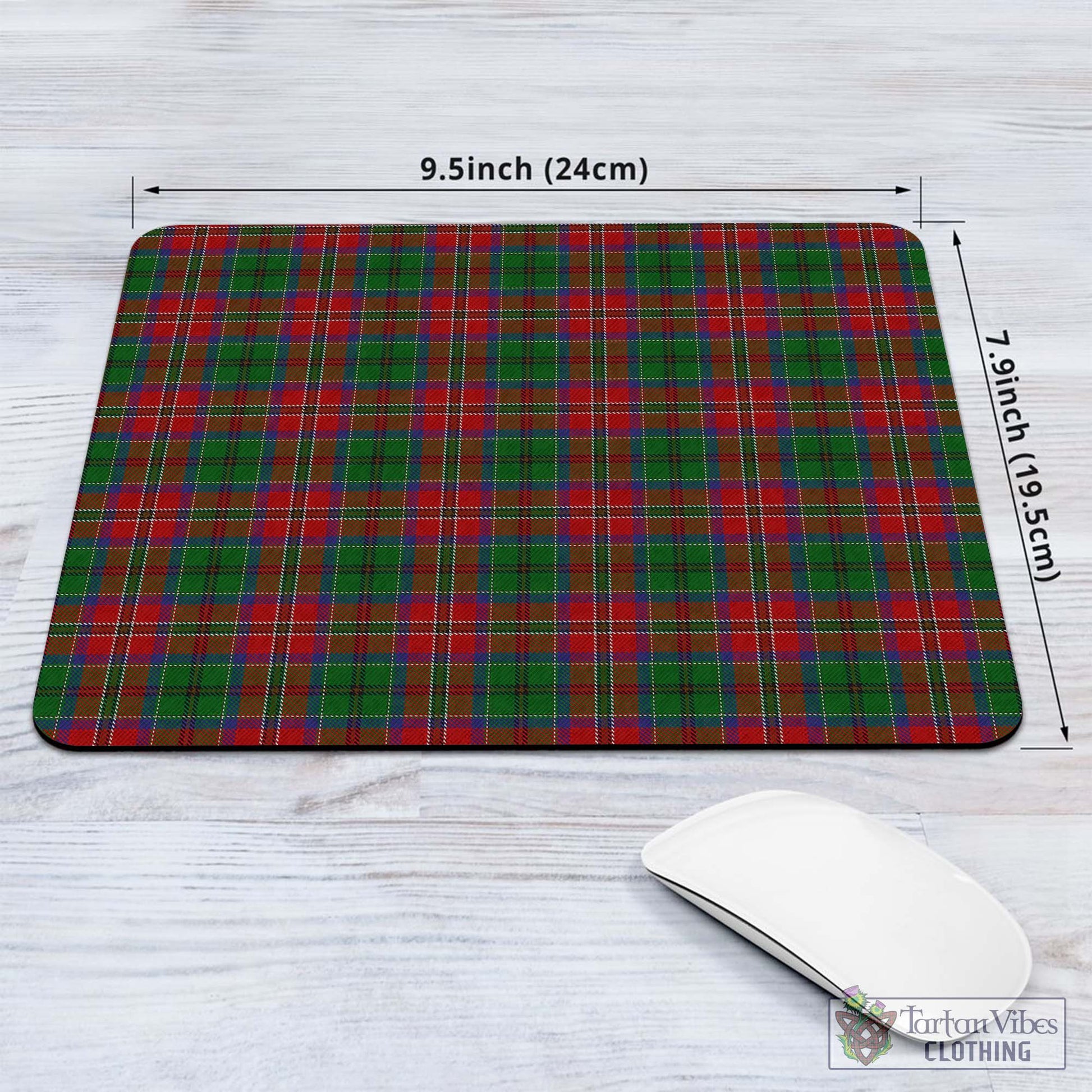 Tartan Vibes Clothing MacCulloch Tartan Mouse Pad