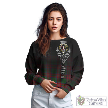 Tartan Vibes Clothing MacCulloch Tartan Sweatshirt Featuring Alba Gu Brath Family Crest Celtic Inspired