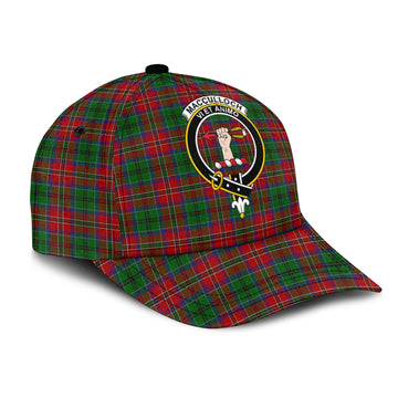 MacCulloch Tartan Classic Cap with Family Crest
