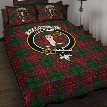 MacCulloch (McCulloch) Tartan Quilt Bed Set with Family Crest - Tartan Vibes Clothing