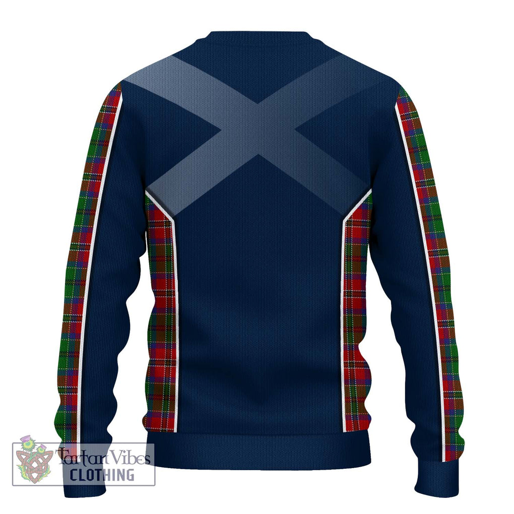 MacCulloch (McCulloch) Tartan Knitted Sweater with Family Crest and Lion Rampant Vibes Sport Style - Tartan Vibes Clothing