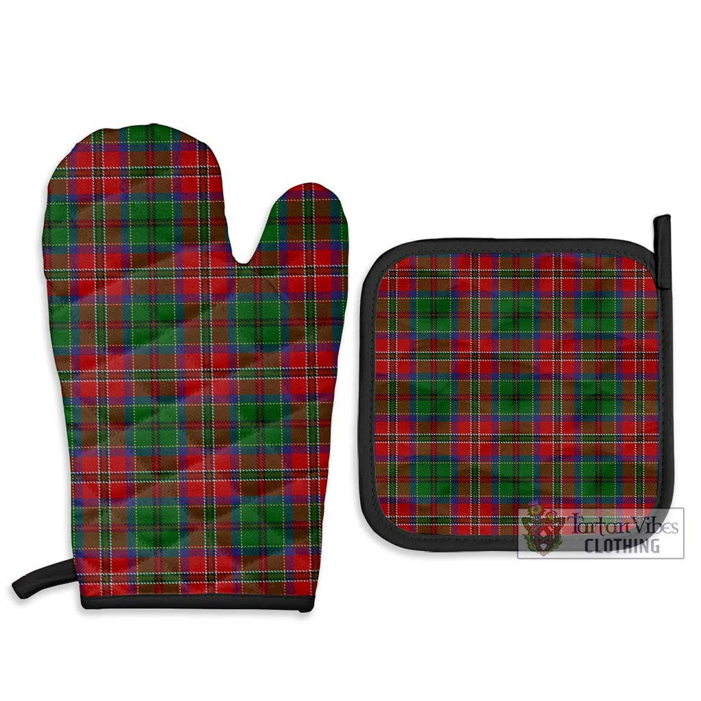 MacCulloch (McCulloch) Tartan Combo Oven Mitt & Pot-Holder Combo 1 Oven Mitt & 2 Pot-Holder Black - Tartan Vibes Clothing