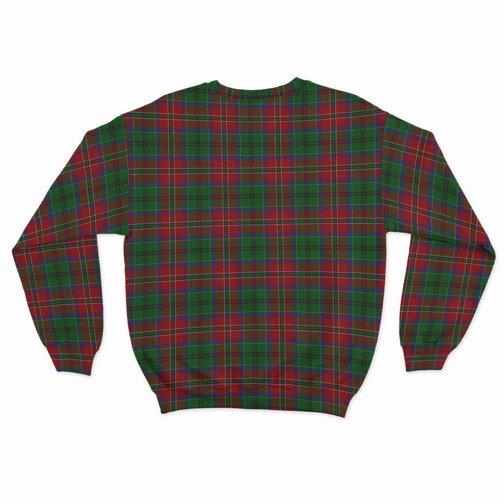MacCulloch (McCulloch) Tartan Sweatshirt with Family Crest - Tartan Vibes Clothing