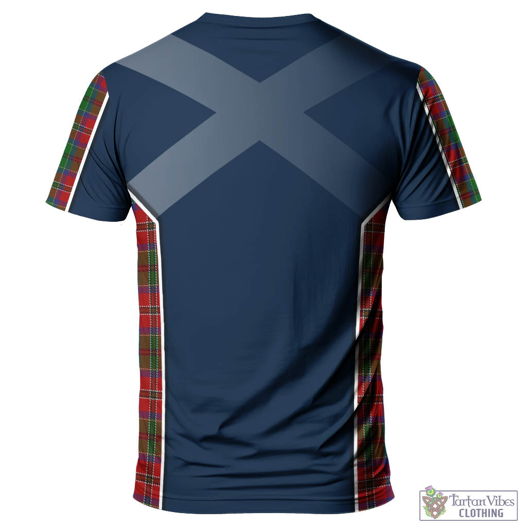 Tartan Vibes Clothing MacCulloch Tartan T-Shirt with Family Crest and Lion Rampant Vibes Sport Style