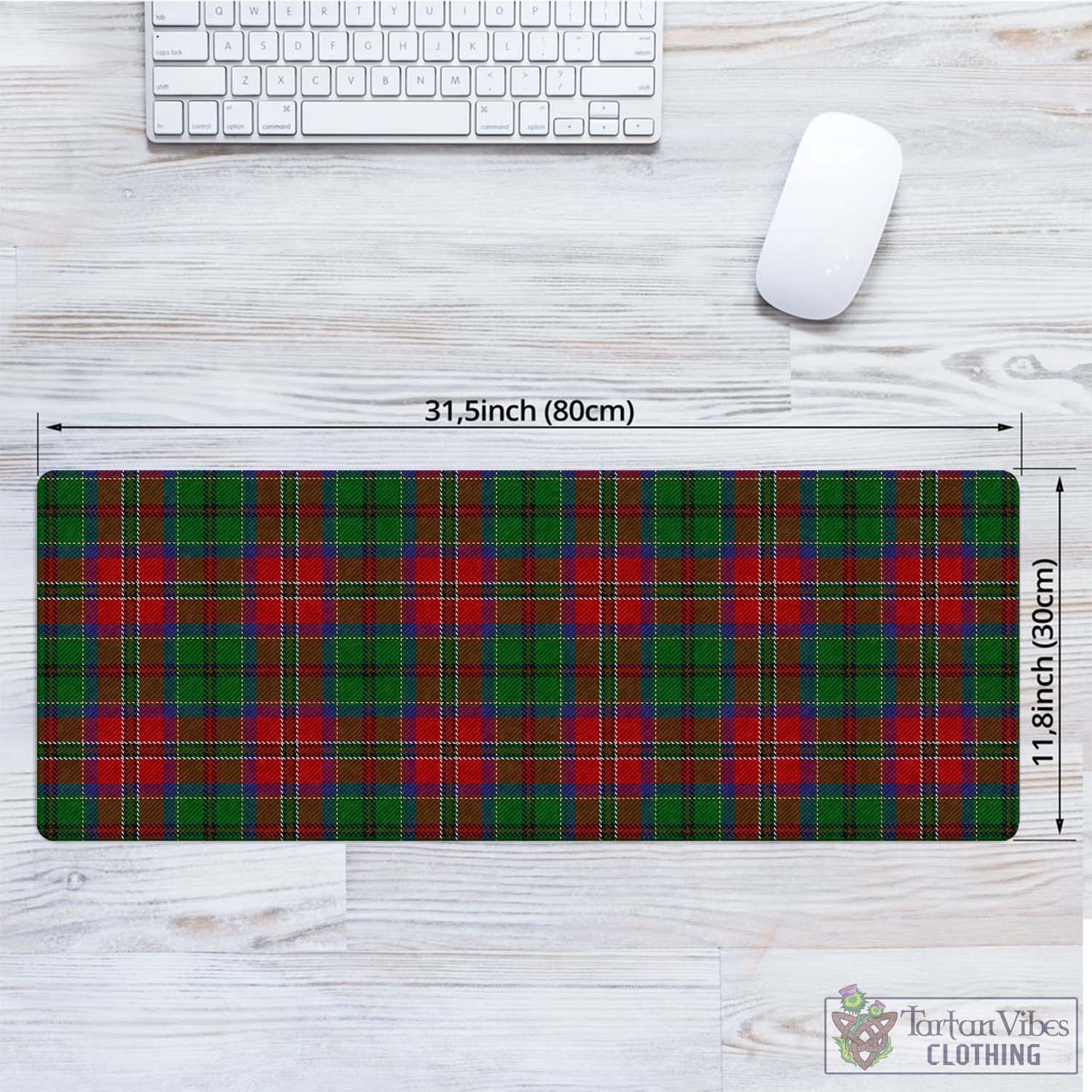 Tartan Vibes Clothing MacCulloch Tartan Mouse Pad