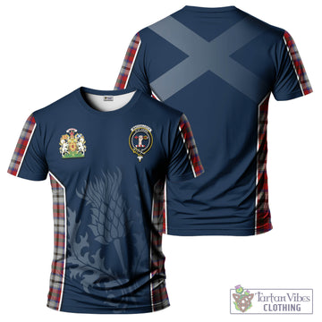 MacCulloch Dress Tartan T-Shirt with Family Crest and Scottish Thistle Vibes Sport Style