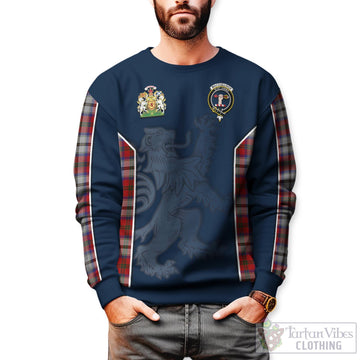 MacCulloch Dress Tartan Sweater with Family Crest and Lion Rampant Vibes Sport Style